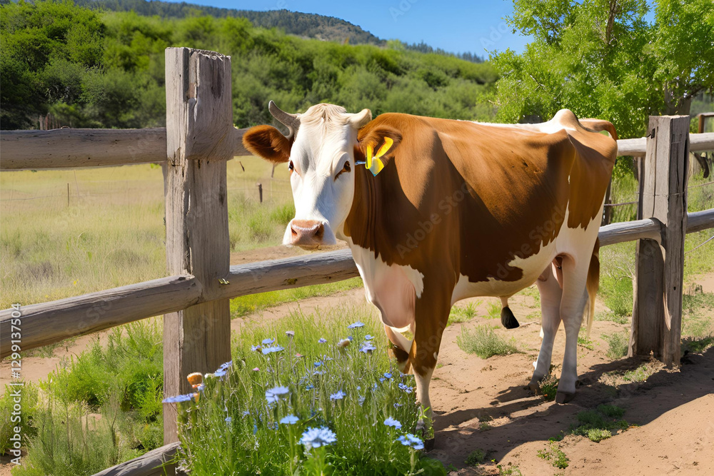 Cow Isolated