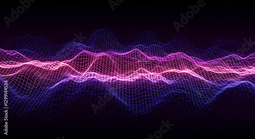 abstract blue waves