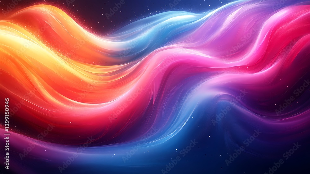 Abstract dynamic art with colorful waves and energy high resolution hd image Abstract dynamic art with colorful waves and energy high resolution hd image
