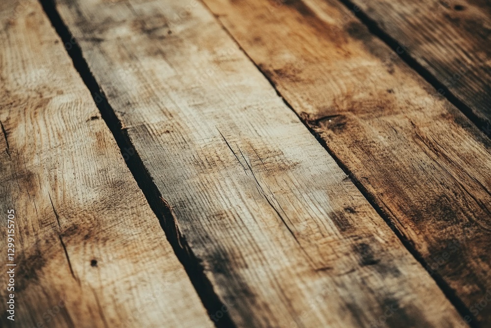 Close-up view of rustic, weathered wooden planks showing texture and grain. Close-up view of rustic, weathered wooden planks showing texture and grain.