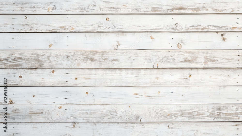 Fototapeta premium High-Resolution Texture of Whitewashed Rustic Wood Panels Close-Up. Old Wood Texture Background.