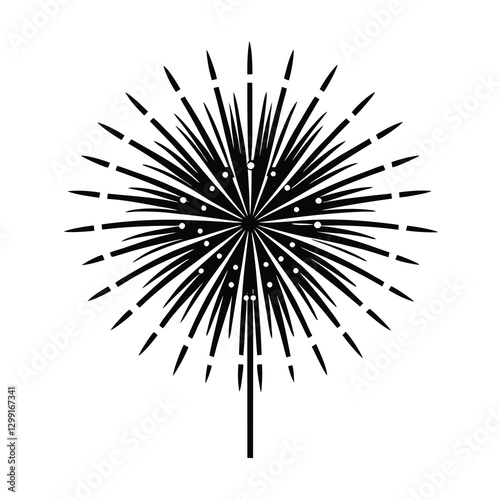 vector illustration of a fireworks