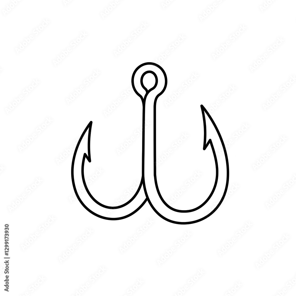 fish hook sketch fish hook sketch