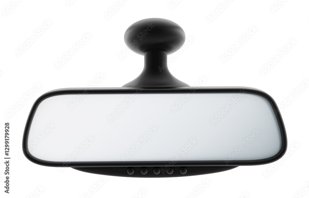 Foto Rear view mirror on transparent background