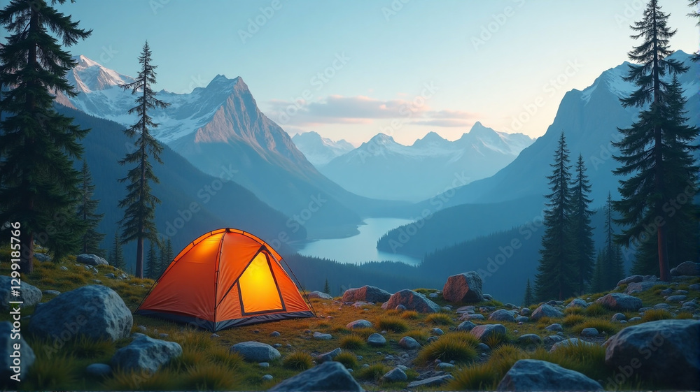 camping in the mountains camping in the mountains