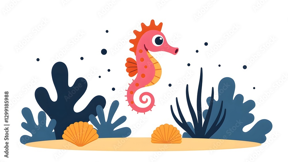 Obraz premium A wonderful journey of dreamy marine life