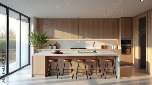 Wallpaper Mural kitchen and dining room Torontodigital.ca