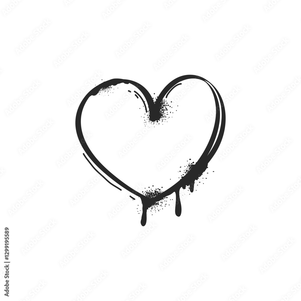 Urban art elements, graffiti vector icons set. Urban art elements, graffiti vector icons set.
