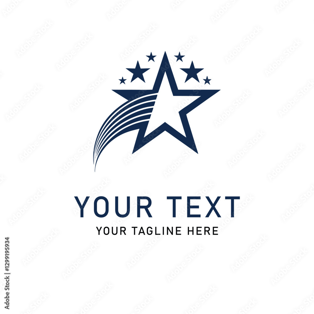 Obraz premium star logo design