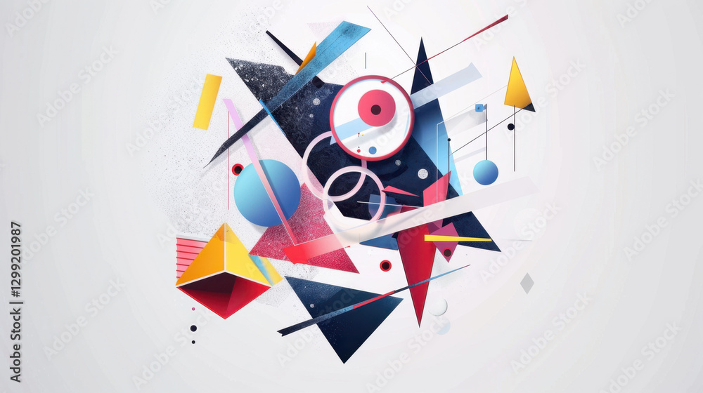 Obraz premium modern geometric vector background