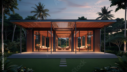 beautiful building with pool