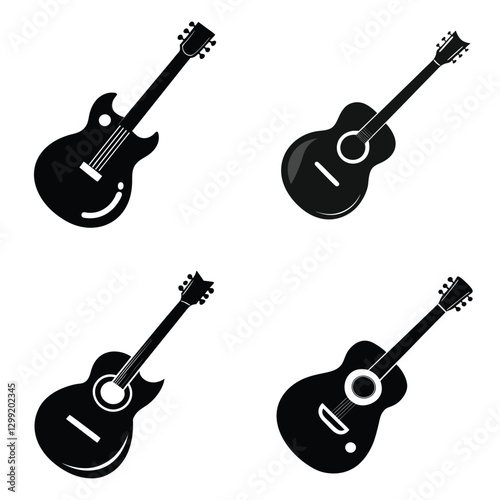 set of musical instruments