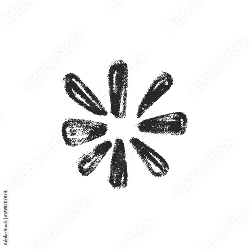 Rock n roll icon elements hand drawn doodle crayon pencil chalk tattoo sticker