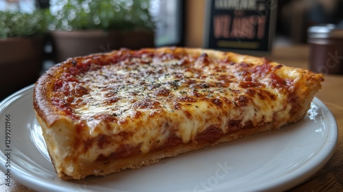 Wallpaper Mural Delicious Chicago Deep Dish Pizza Slice Torontodigital.ca