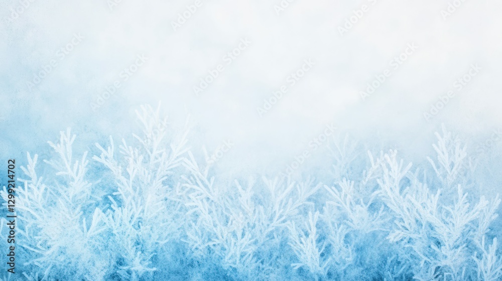 Winter frost pattern background for seasonal design and decoration Winter frost pattern background for seasonal design and decoration