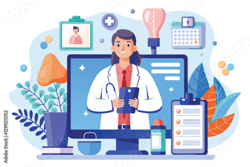 A virtual endocrinologist offers guidance on thyroid health, featuring tools and resources for patients, Online endocrinologist service for thyroid, hormone, and glucose exams