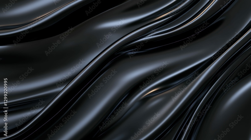 abstract background with polished black silk folds, luxurious texture, glossy finish, elegant and minimalistic design, dramatic and modern look stock minimalistic photo abstract background with polished black silk folds, luxurious texture, glossy finish, elegant and minimalistic design, dramatic and modern look stock minimalistic photo
