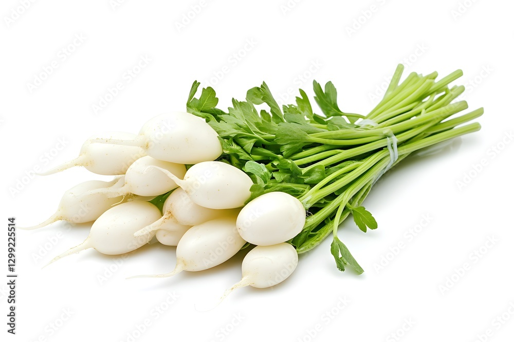Radish isolated on white or white background. Radish isolated on white or white background.