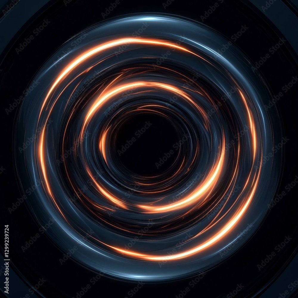 Abstract Concentric Circles with Glowing Lines: A Stunning Visual Design Abstract Concentric Circles with Glowing Lines: A Stunning Visual Design