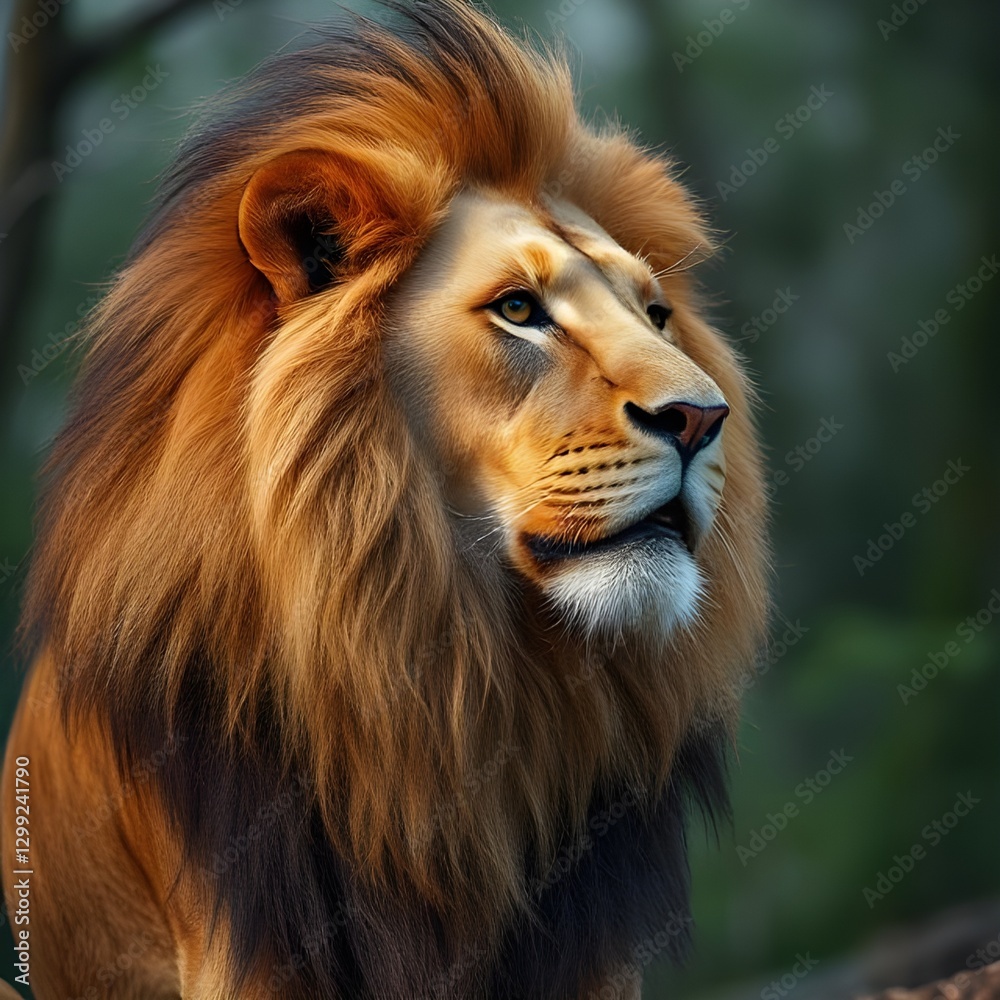 Fototapeta premium close up of lion
