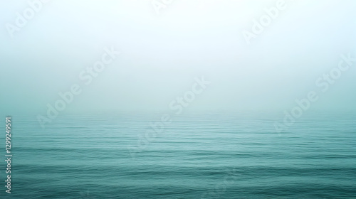 Wallpaper Mural Serene expanse of the ocean meeting the sky in the hazy horizon Torontodigital.ca