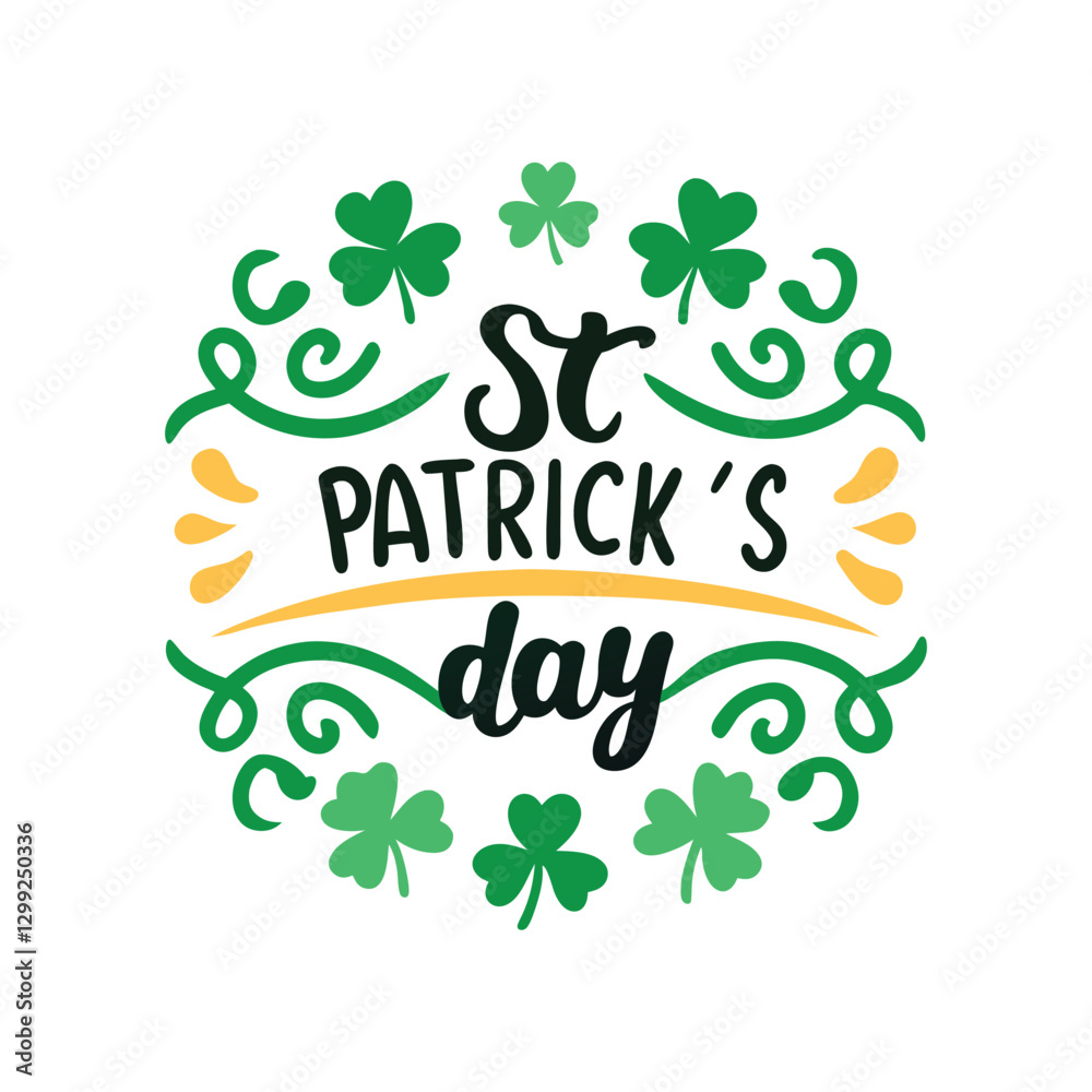 Festive St. Patrick's Day Graphic Design Festive St. Patrick's Day Graphic Design