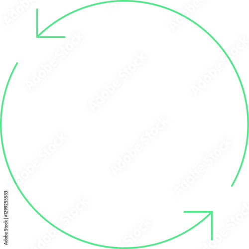 Rotate icon single vector illustration