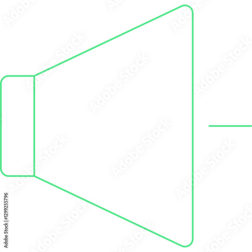 Volume Down icon single vector illustration