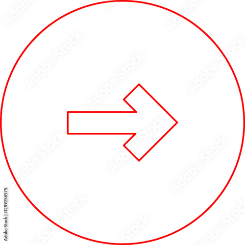 Right icon single vector illustration