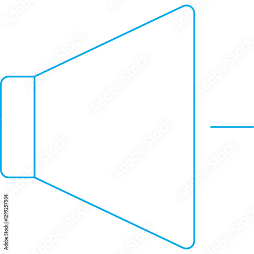 Volume Down icon single vector illustration