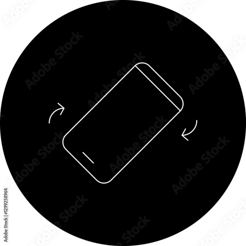 Tilt Device icon single vector illustration