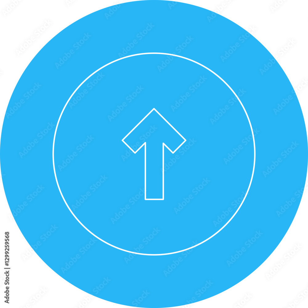 Up icon single vector illustration Up icon single vector illustration