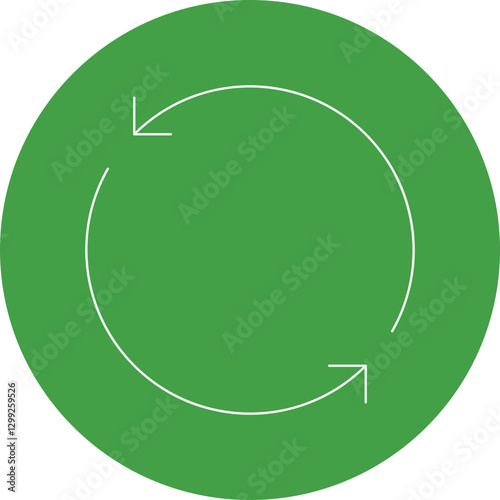 Rotate icon single vector illustration