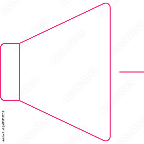 Volume Down icon single vector illustration