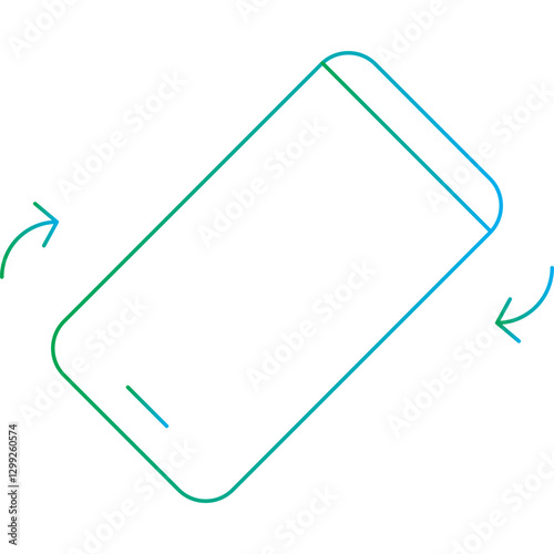 Tilt Device icon single vector illustration