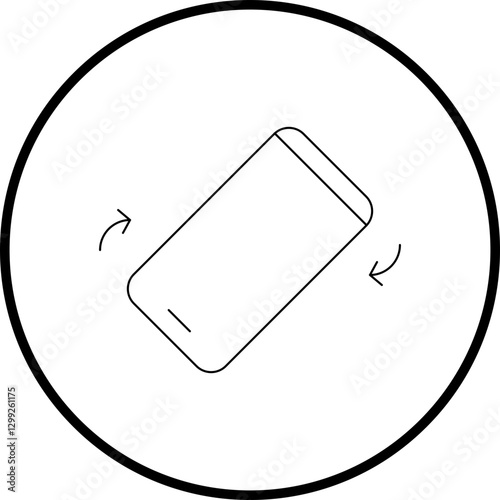 Tilt Device icon single vector illustration