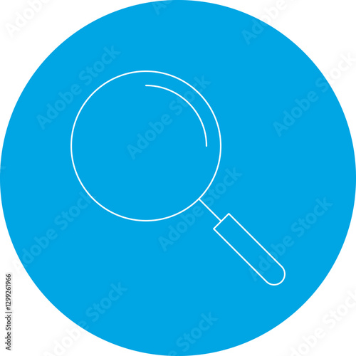 Zoom icon single vector illustration