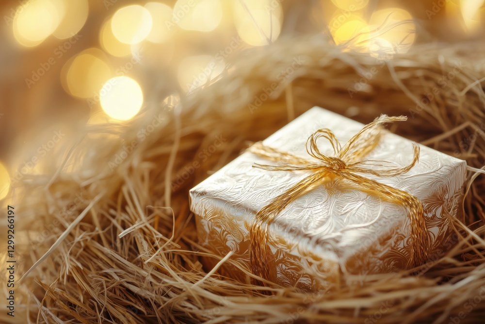 Premium Easter packaging: A beautifully embossed metal gift box