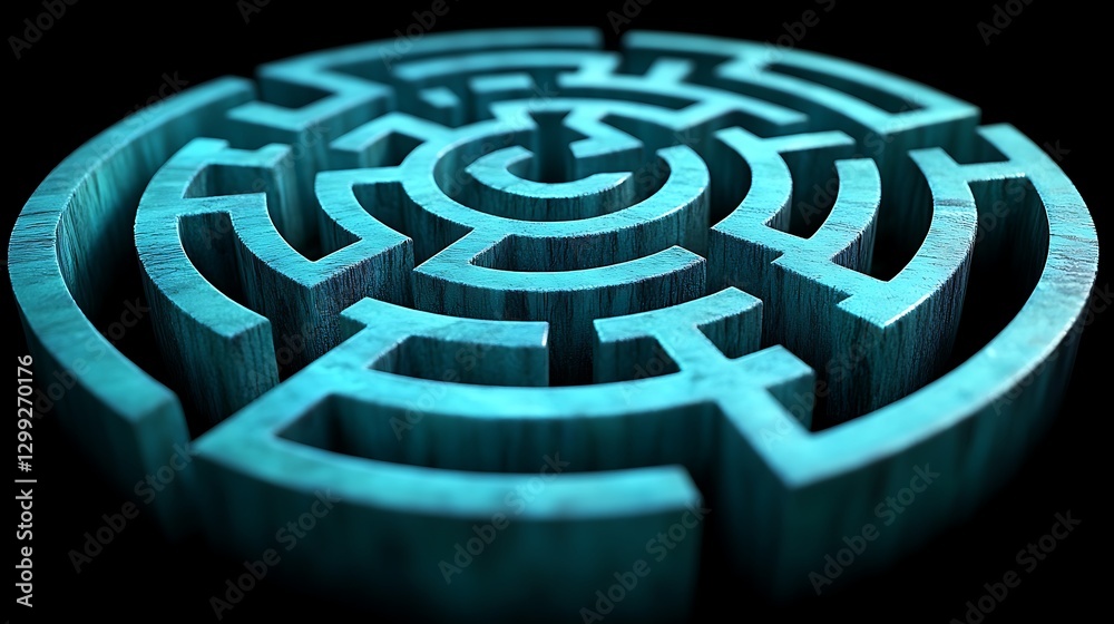 Circular Maze, Intricate Design, Complex Puzzle, Abstract Pattern, Background for Puzzle Game Circular Maze, Intricate Design, Complex Puzzle, Abstract Pattern, Background for Puzzle Game