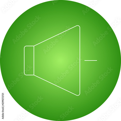 Volume Down icon single vector illustration