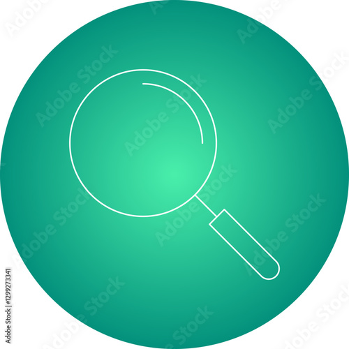 Zoom icon single vector illustration