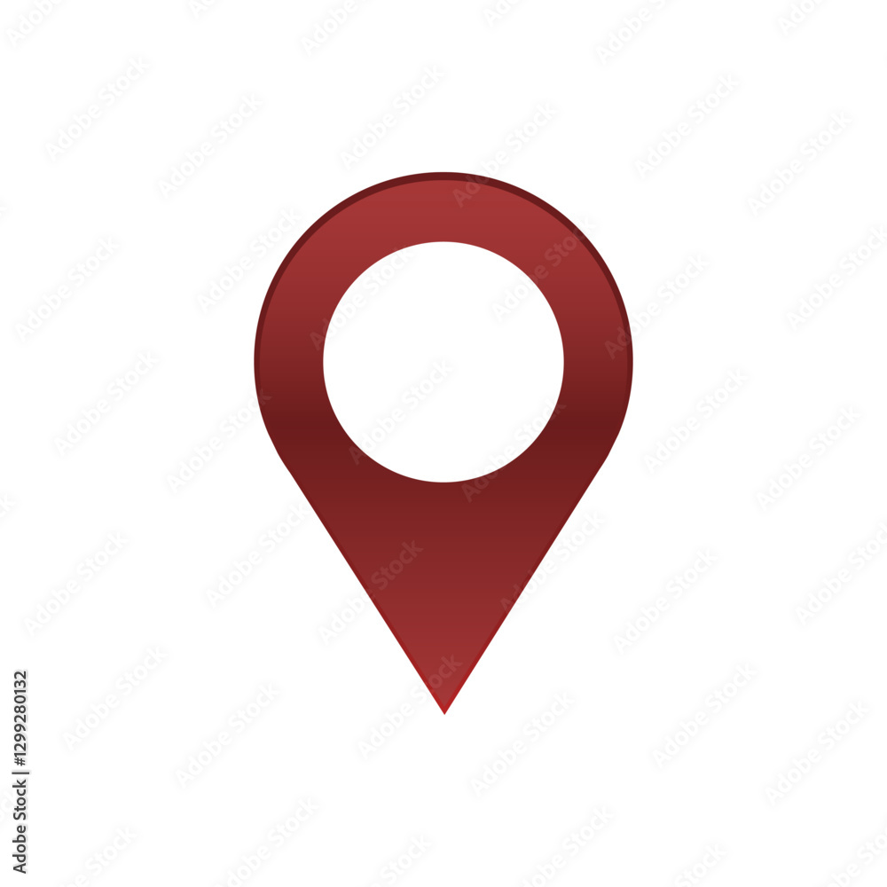 location sign, vector, simple design with shadow location sign, vector, simple design with shadow