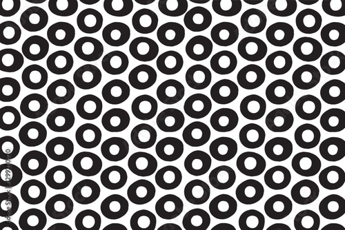Abstract pattern with hand drawn print	