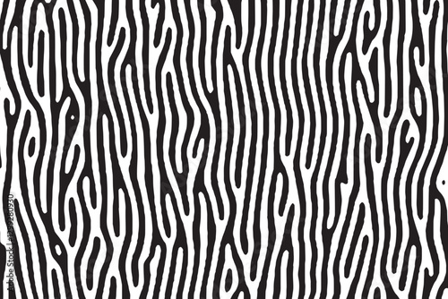 Abstract pattern with hand drawn print	