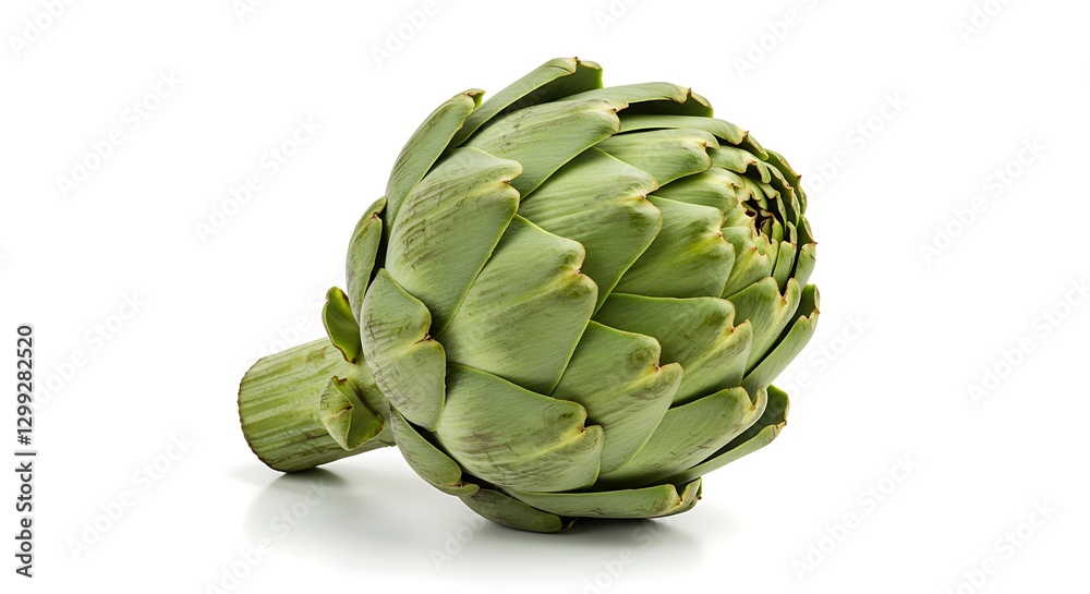 Fototapeta premium Artichoke Fresh Green Vegetable Studio Shot Close-up