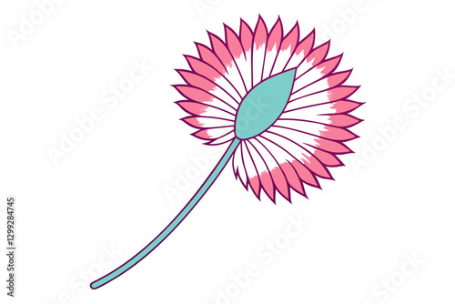 Fairy Duster Vector Art. Delicate and Elegant Design