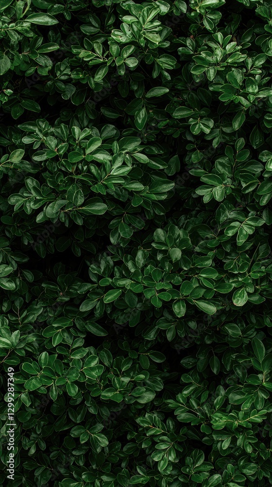 Fototapeta premium Lush green foliage background texture, nature backdrop for design