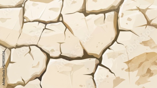 Stunning Cracked Earth Texture Design for Backgrounds and Prints