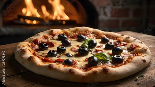 Wallpaper Mural Pizza Slice Pull with Stretching Cheese and Herbs Torontodigital.ca