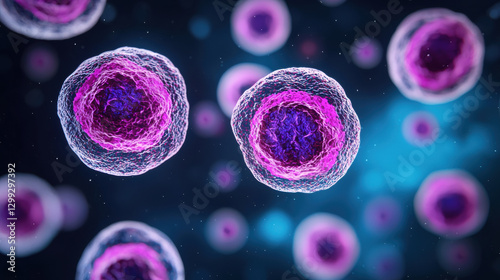 High resolution visualization of single cells with vibrant colors and details